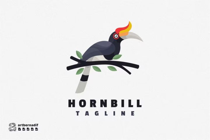 Geometric Bird Abstract Hornbill Logo Symbol Icon Vector Graphic Design  Illustration Idea Creative Stock Vector - Illustration of decoration,  graphic: 236503220