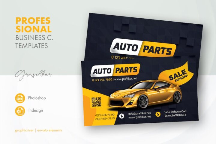 Free PSD  Psd auto parts logo